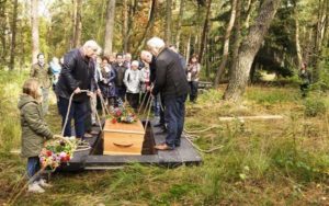 Draagbeugels (zink Daaltouw) Afscheidceremonie Begraven