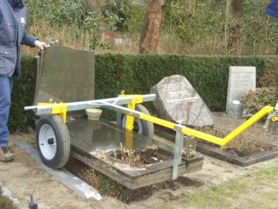 Stenenlichter Grafmonumenten Grafsteen Verwijderen